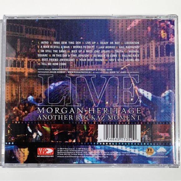 Live Another Rockaz Moment by Morgan Heritage CD 2006 VP Records 054645173520 - Picture 3 of 4
